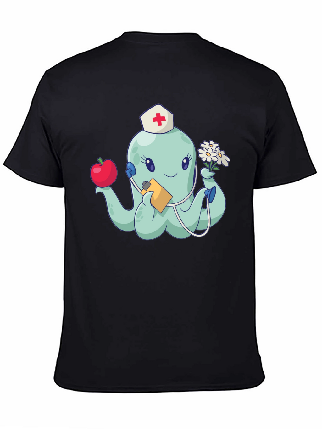 Octopus Nurse Graphic T-Shirt