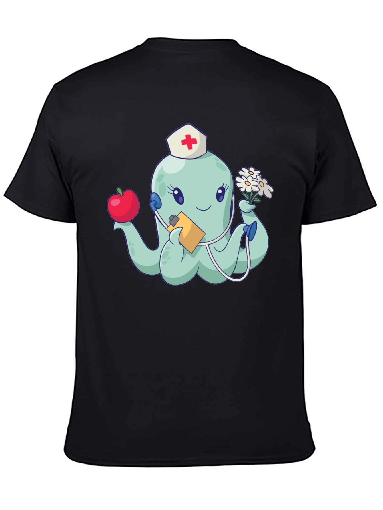 Octopus Nurse Graphic T-Shirt