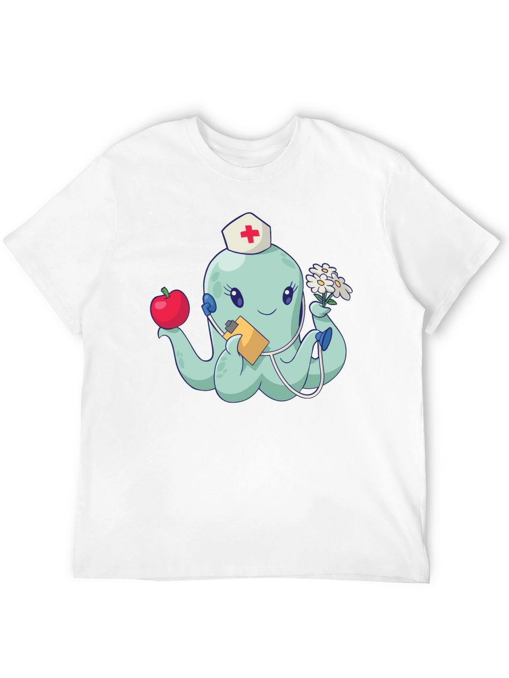 Octopus Nurse Graphic T-Shirt