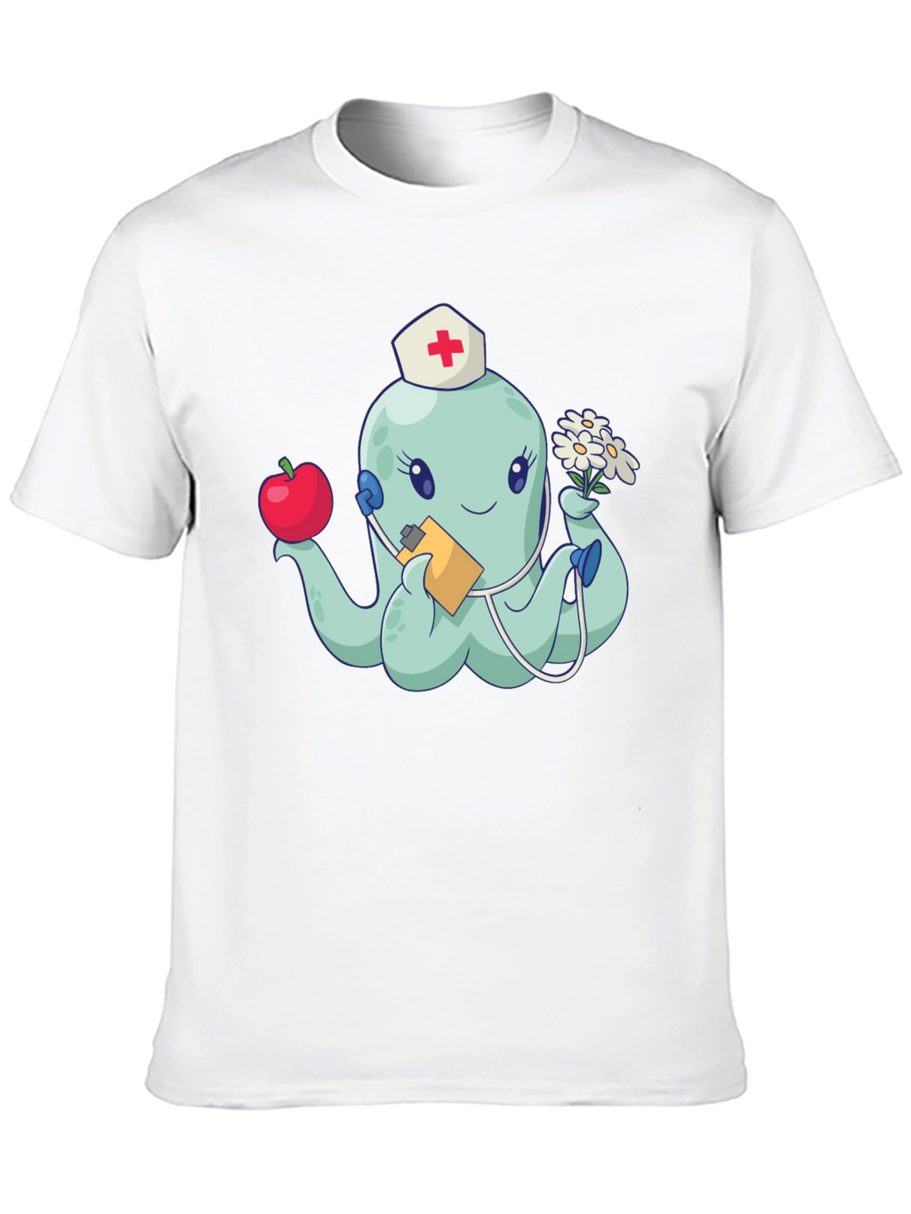 Octopus Nurse Graphic T-Shirt