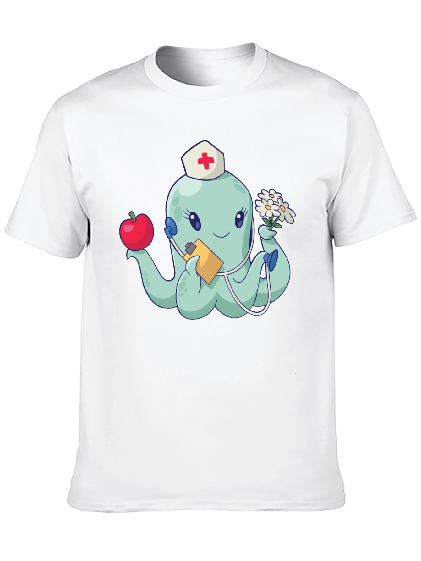 Octopus Nurse Graphic T-Shirt