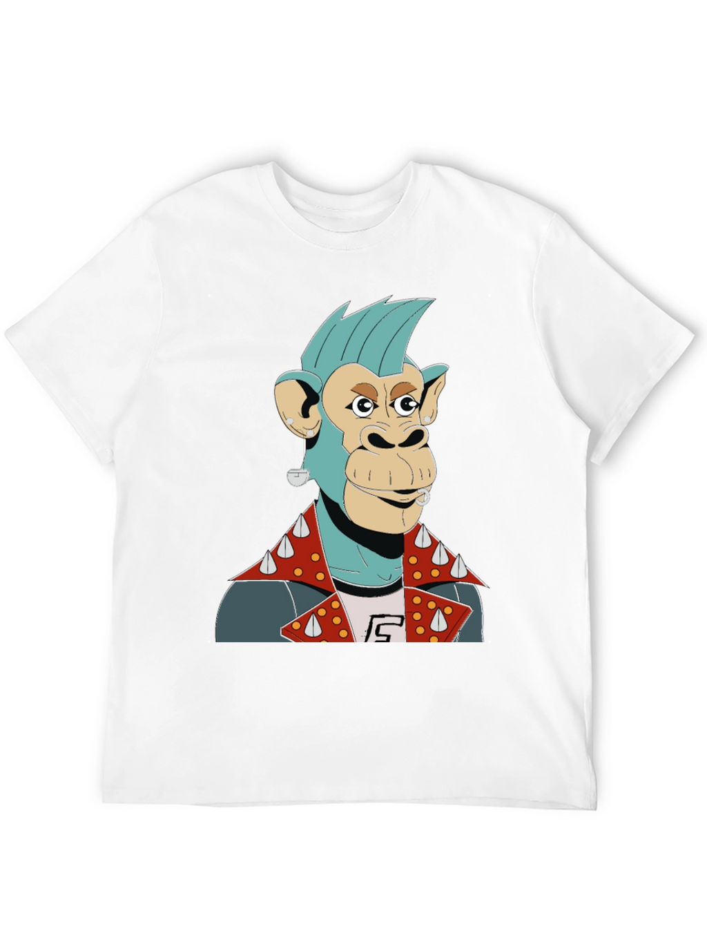 Punk Ape Graphic T-Shirt - Edgy Style