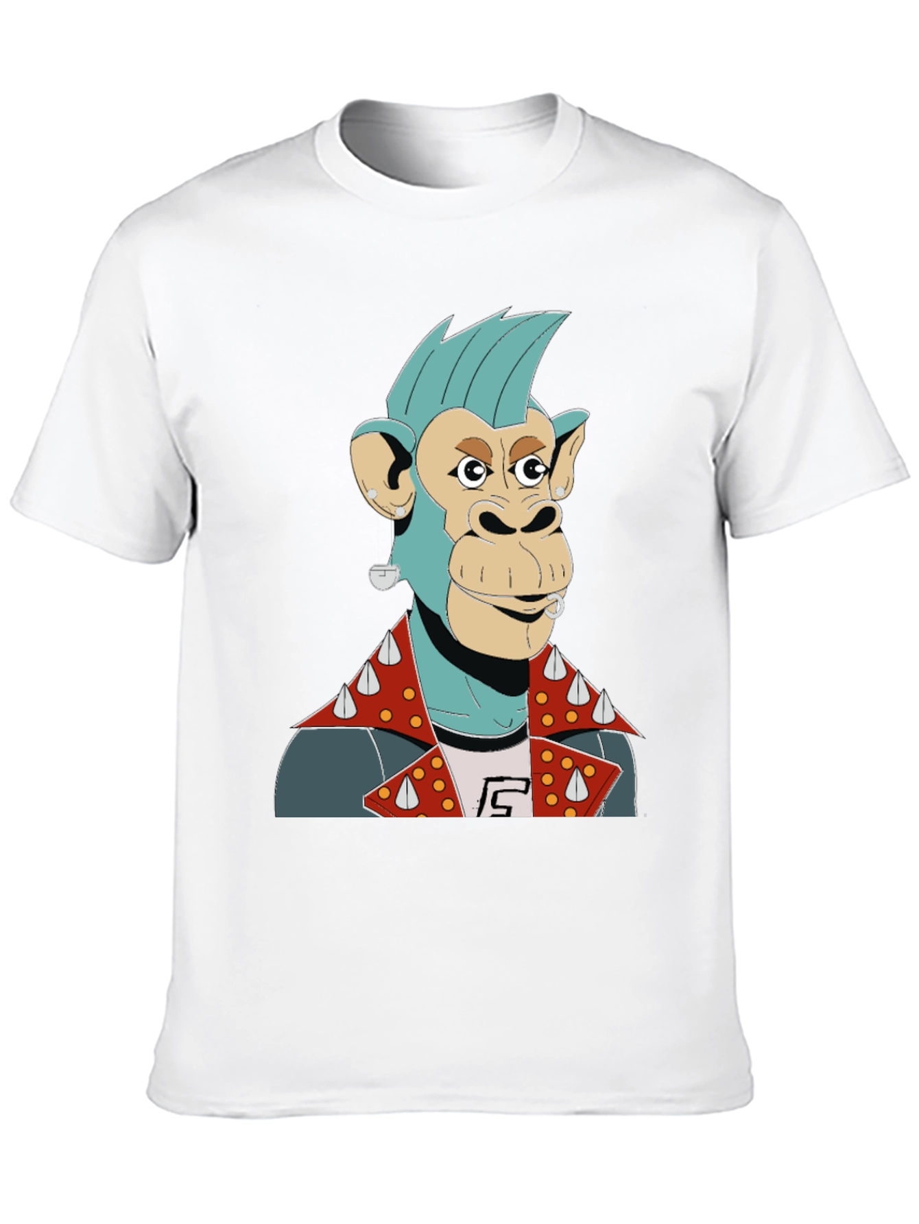 Punk Ape Graphic T-Shirt - Edgy Style