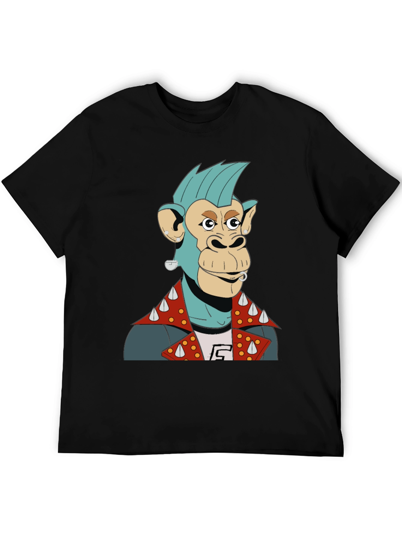 Punk Ape Graphic T-Shirt - Edgy Style