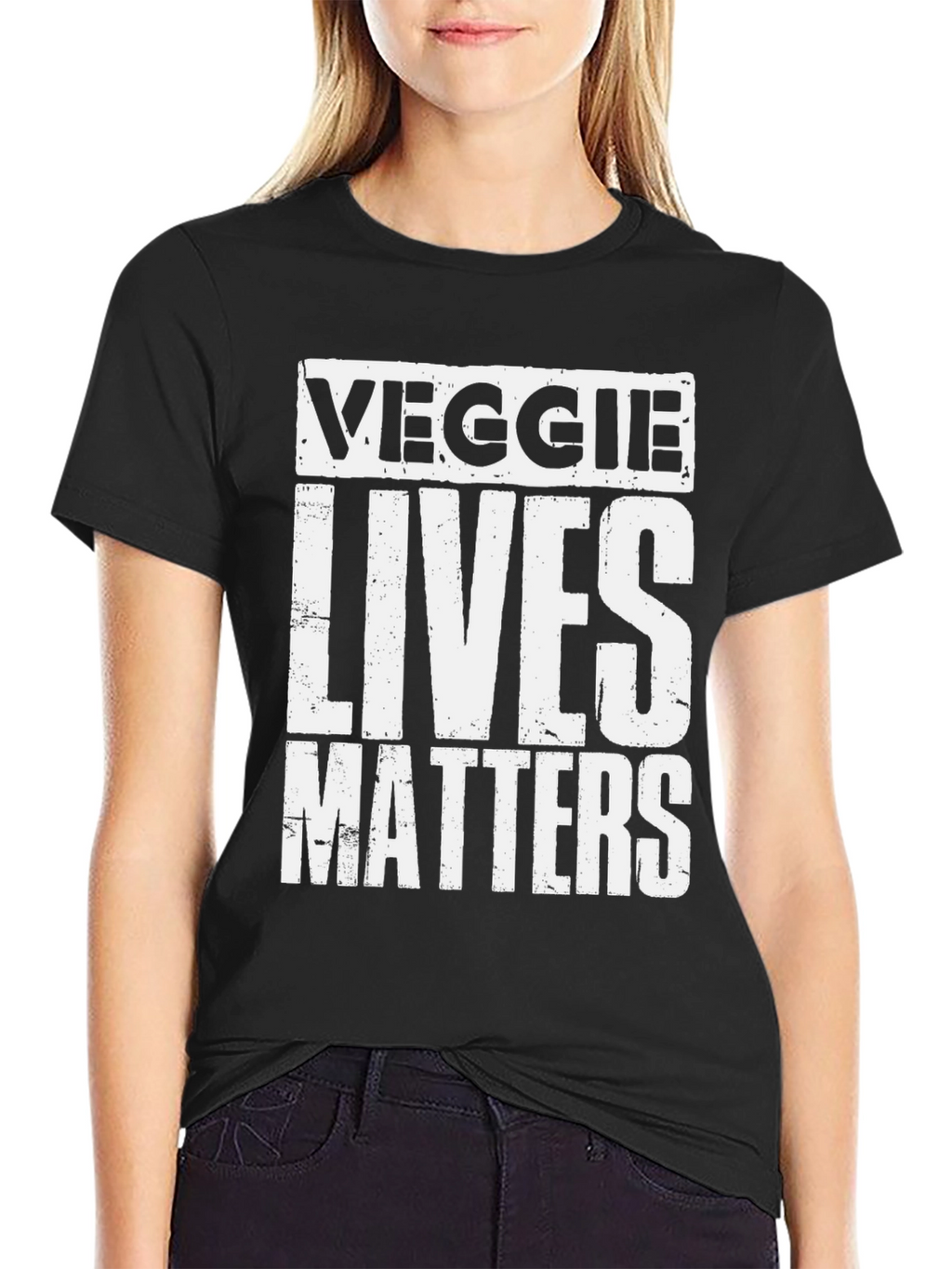 Veggie Lives Matters T-Shirt - Vegan Awareness