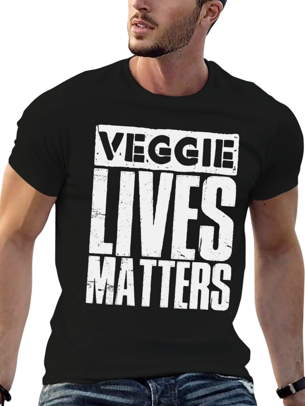 Veggie Lives Matters T-Shirt - Vegan Awareness