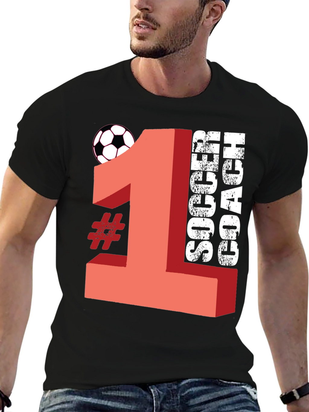 #1 Soccer Coach T-Shirt - Gift for Coaches