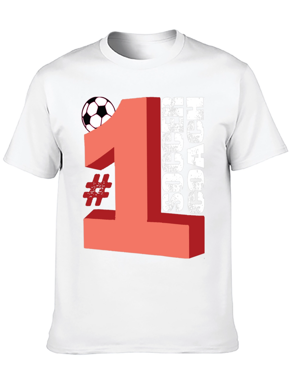 #1 Soccer Coach T-Shirt - Gift for Coaches