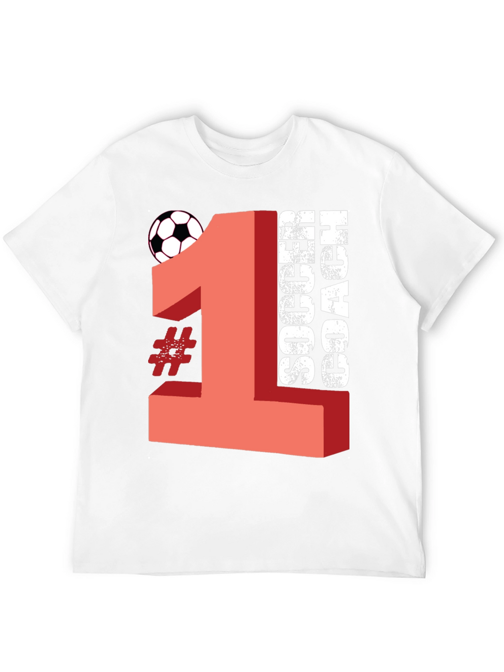 #1 Soccer Coach T-Shirt - Gift for Coaches