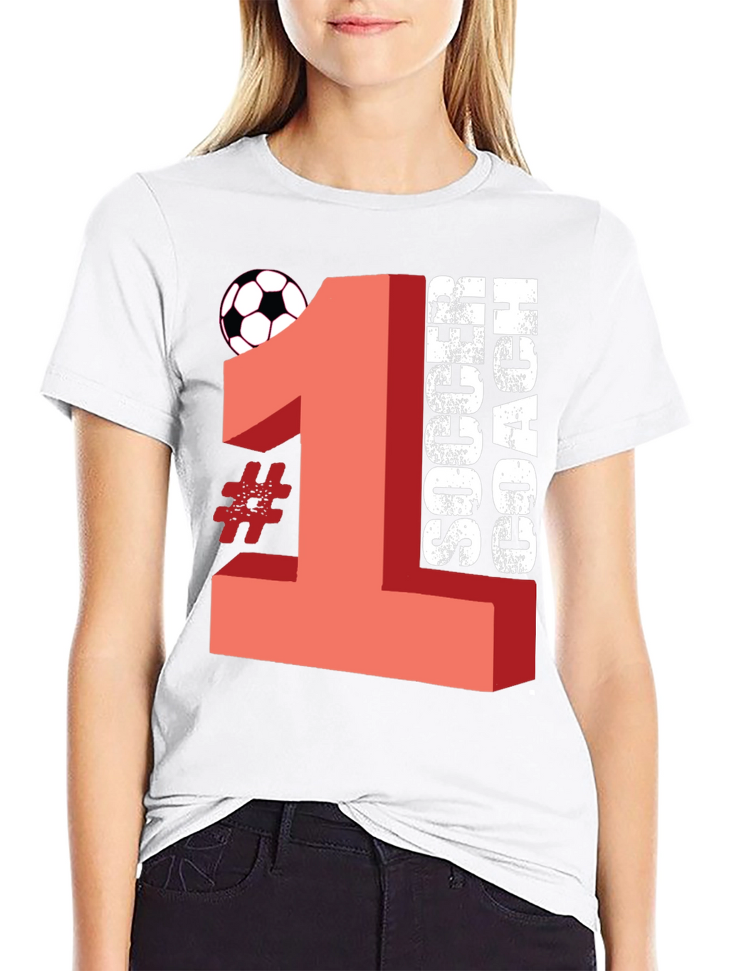 #1 Soccer Coach T-Shirt - Gift for Coaches