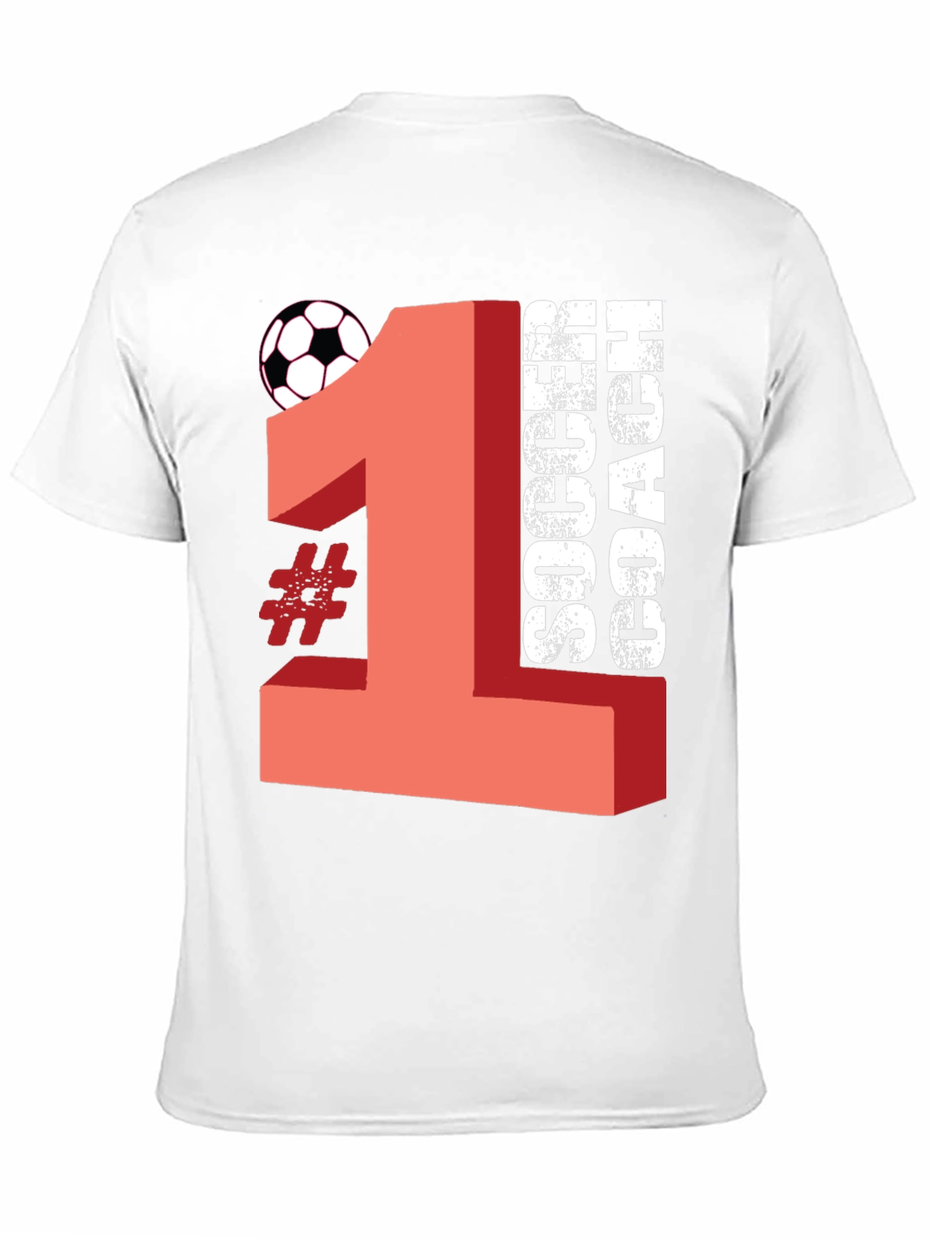 #1 Soccer Coach T-Shirt - Gift for Coaches