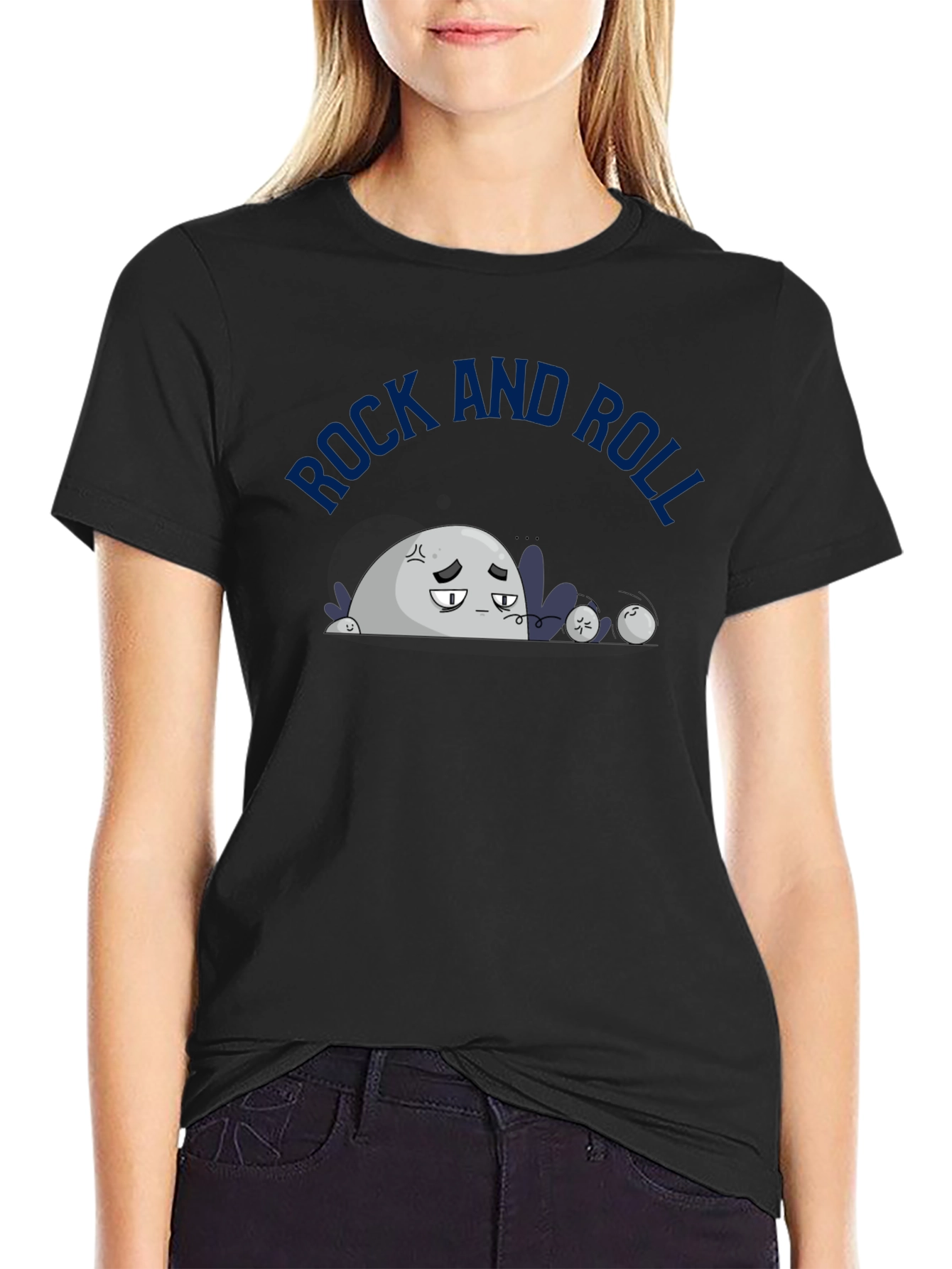 Rock and Roll Pun T-Shirt - Funny Graphic Tee