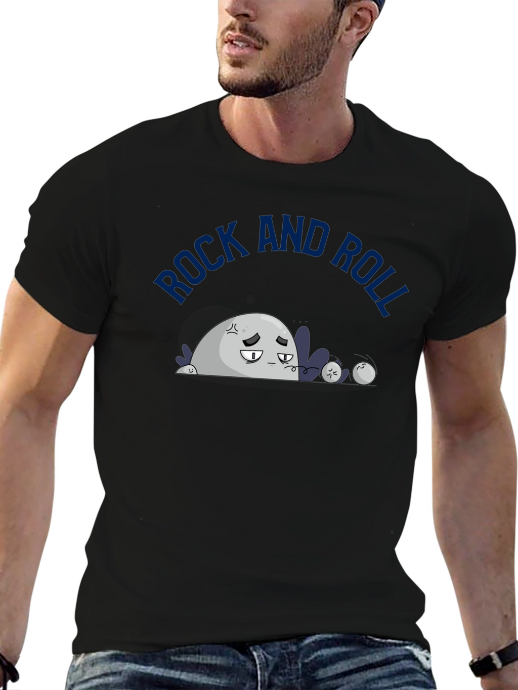 Rock and Roll Pun T-Shirt - Funny Graphic Tee
