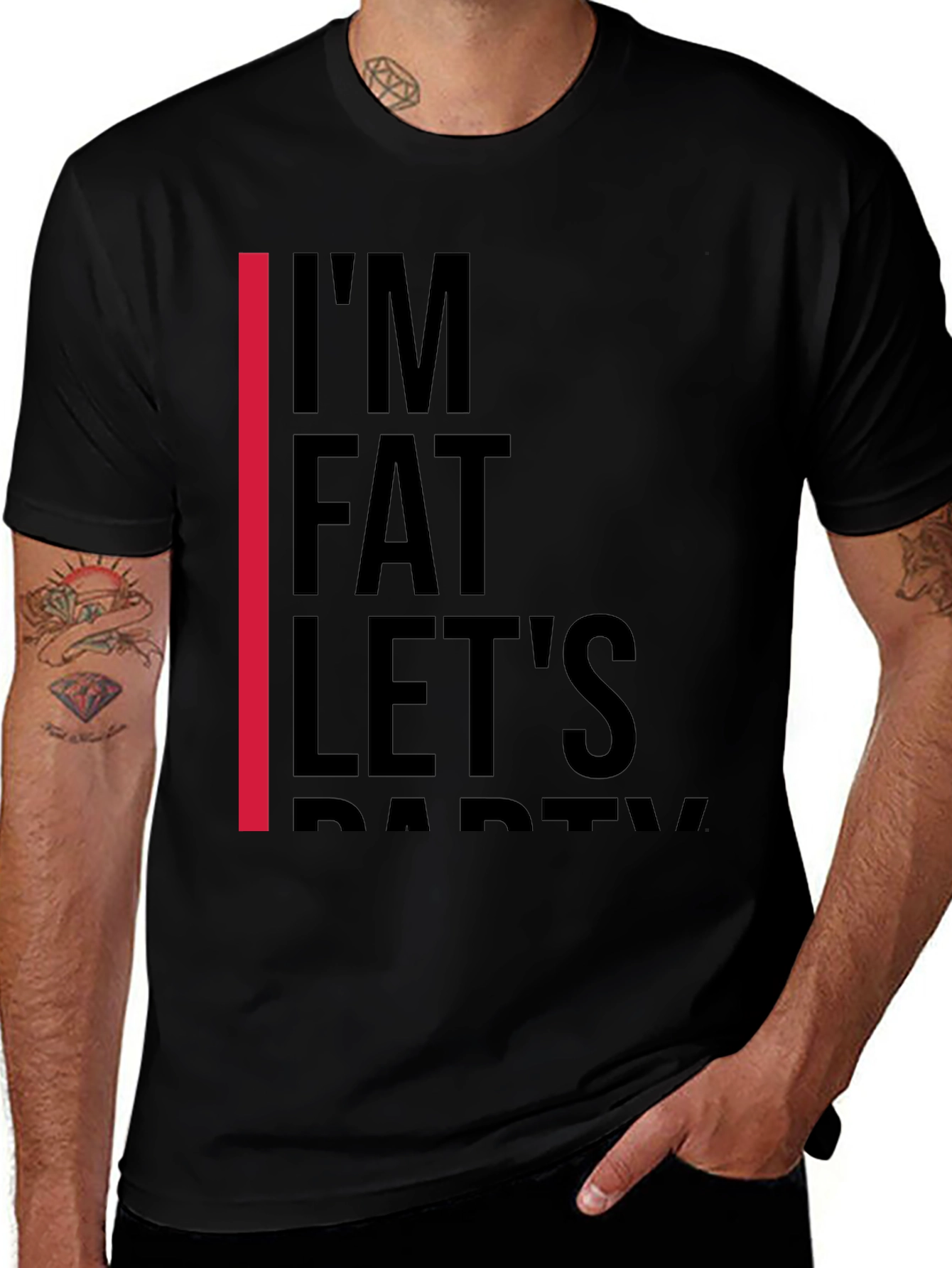 Im Fat Lets Party T-Shirt