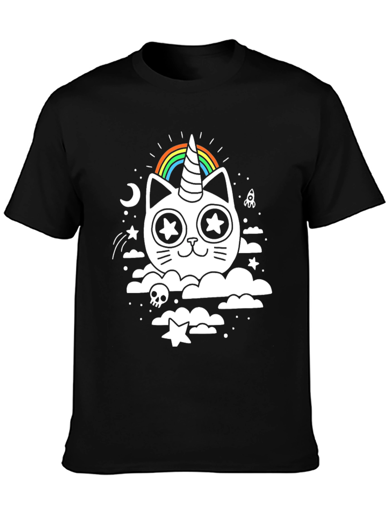 Unicat T-Shirt - Rainbow Unicorn Cat Tee