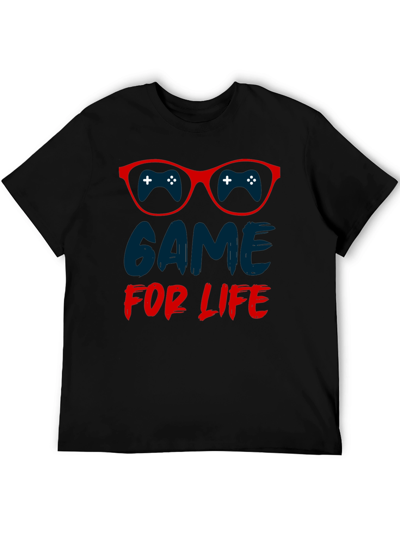 Game For Life T-Shirt Gamer Glasses Design