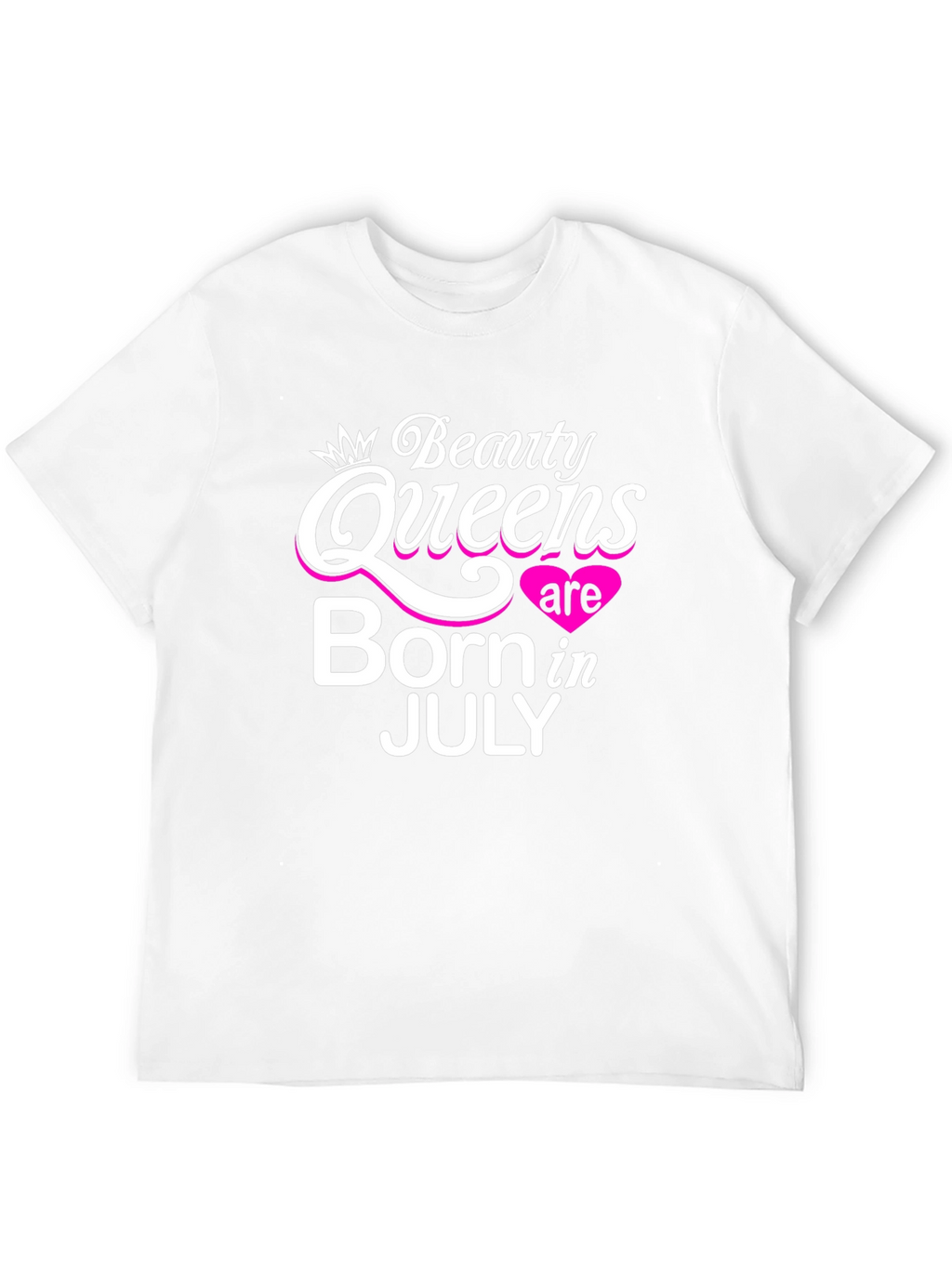 Beauty Queens Born in July Black T-Shirt
