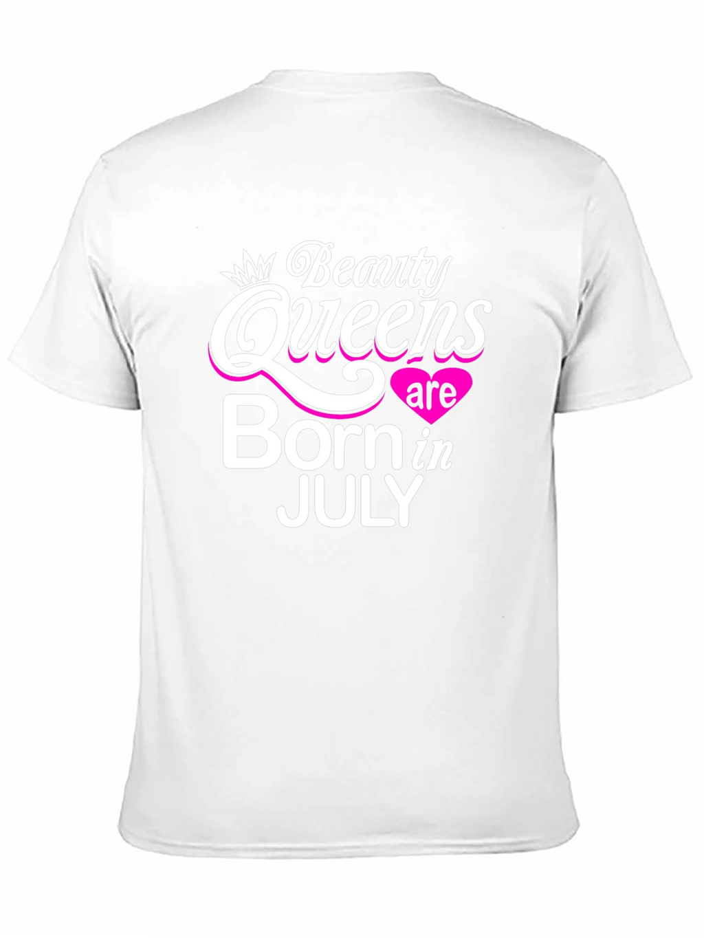 Beauty Queens Born in July Black T-Shirt