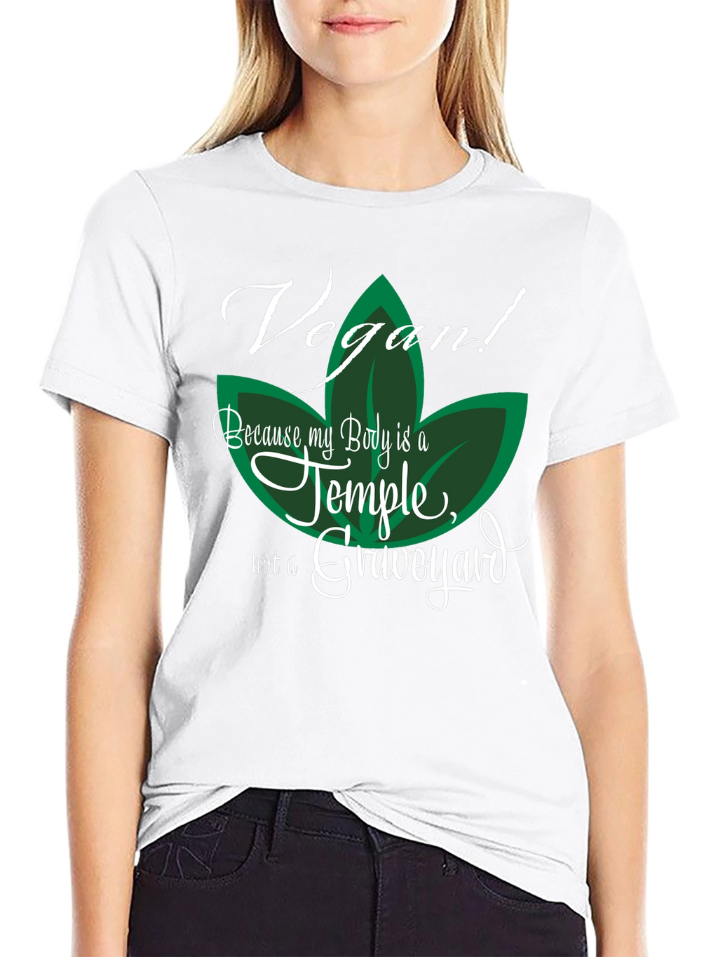 Vegan Temple Graphic T-Shirt
