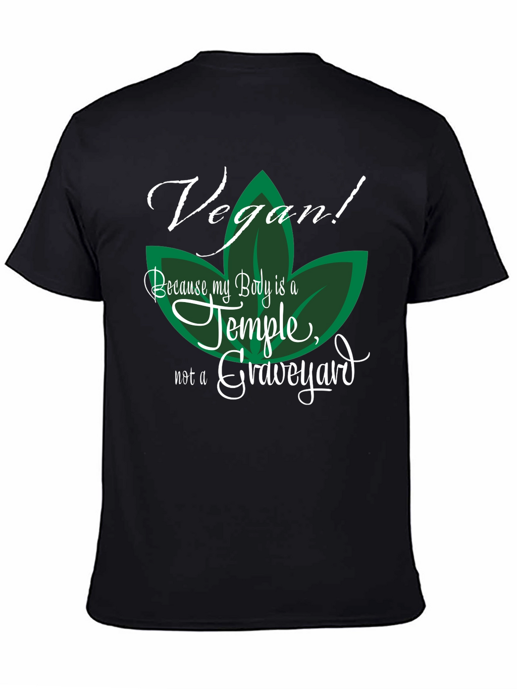 Vegan Temple Graphic T-Shirt