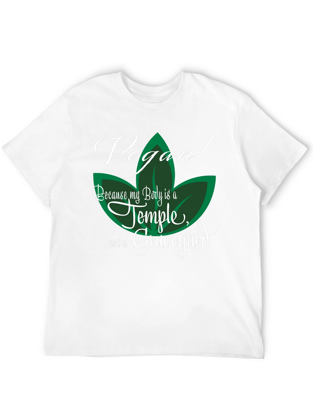 Vegan Temple Graphic T-Shirt