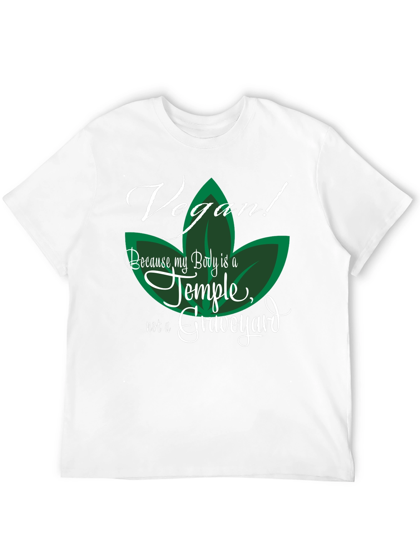 Vegan Temple Graphic T-Shirt