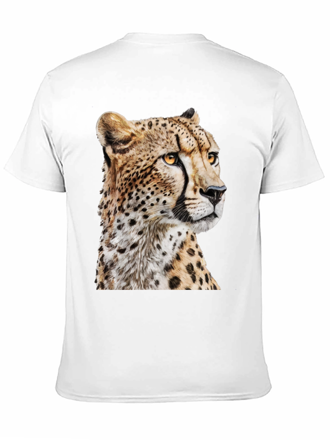 Cheetah Graphic Black T-Shirt - Mens Fashion