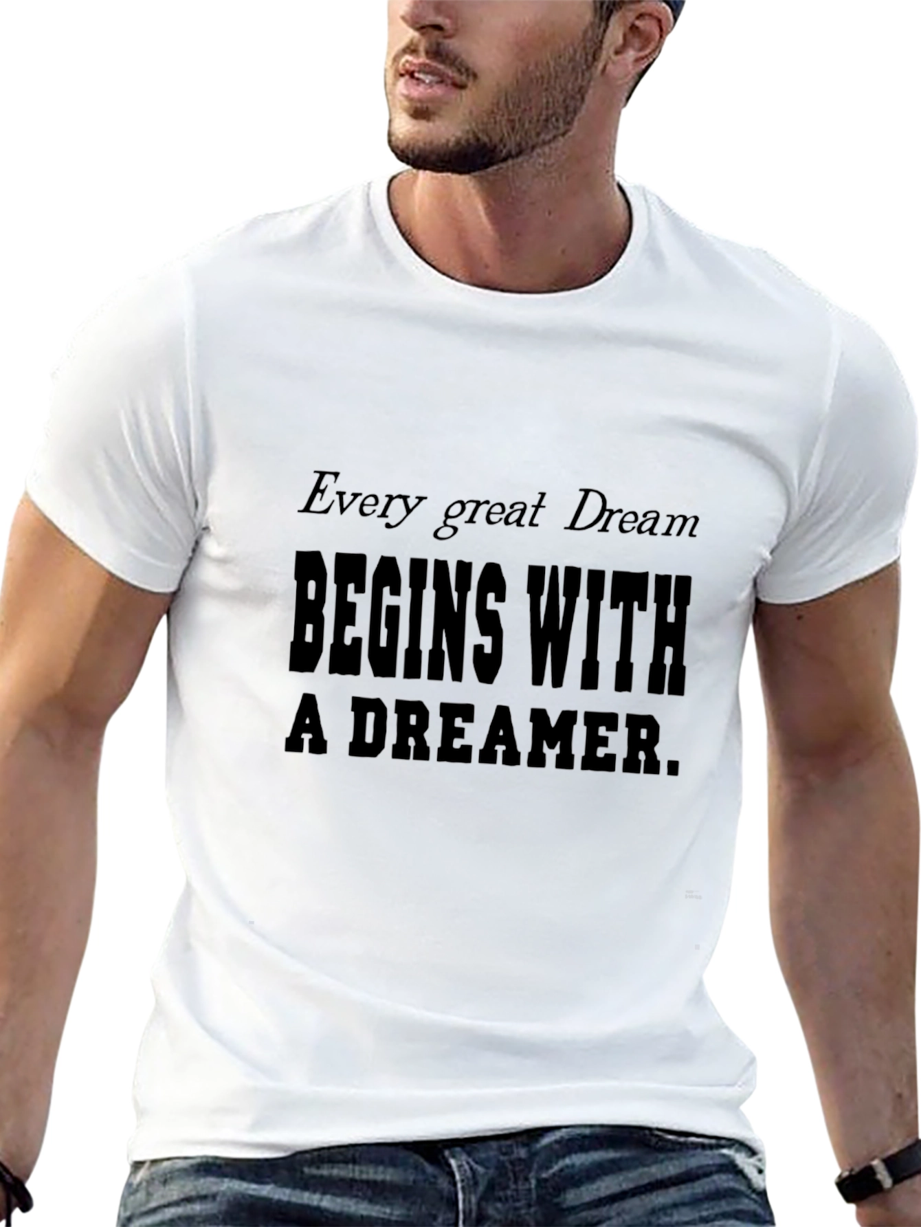 Dreamer Tee - Every Great Dream Begins Within