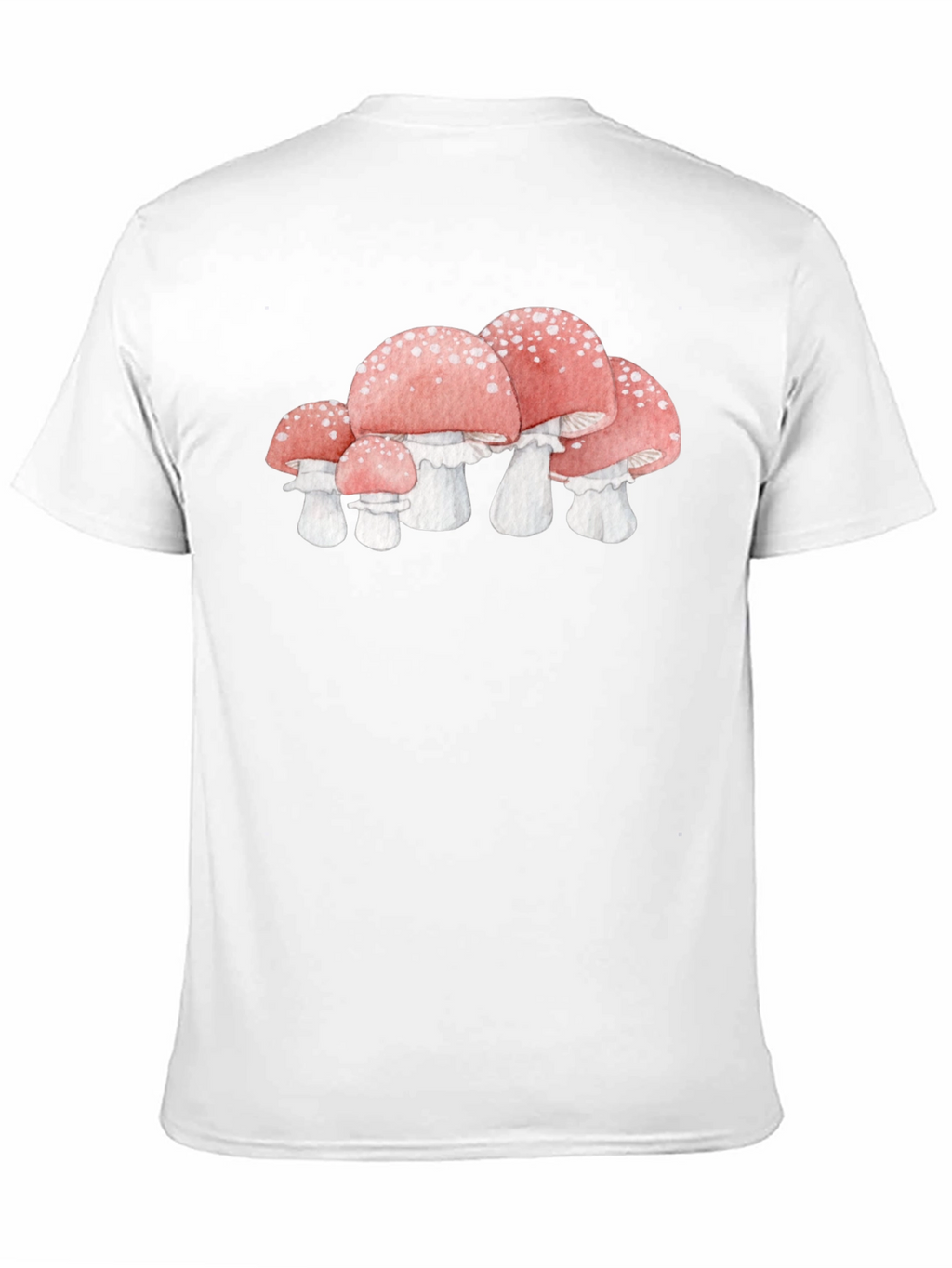 Mushroom Graphic Tee - Whimsical Black T-Shirt