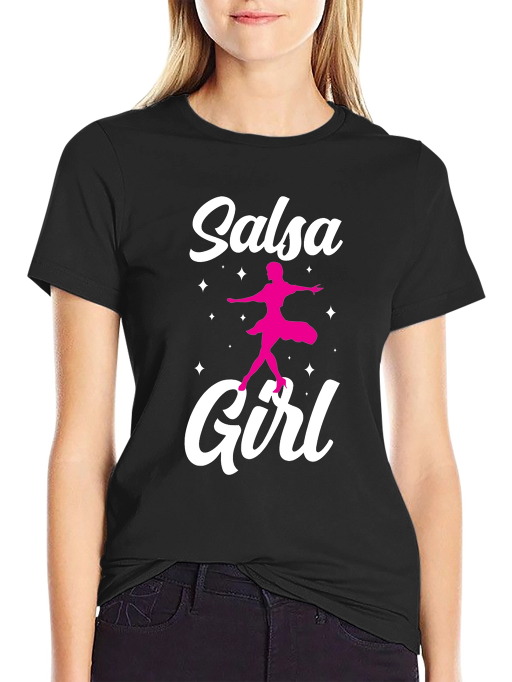 Salsa Girl Graphic Tee - Dance in Style!