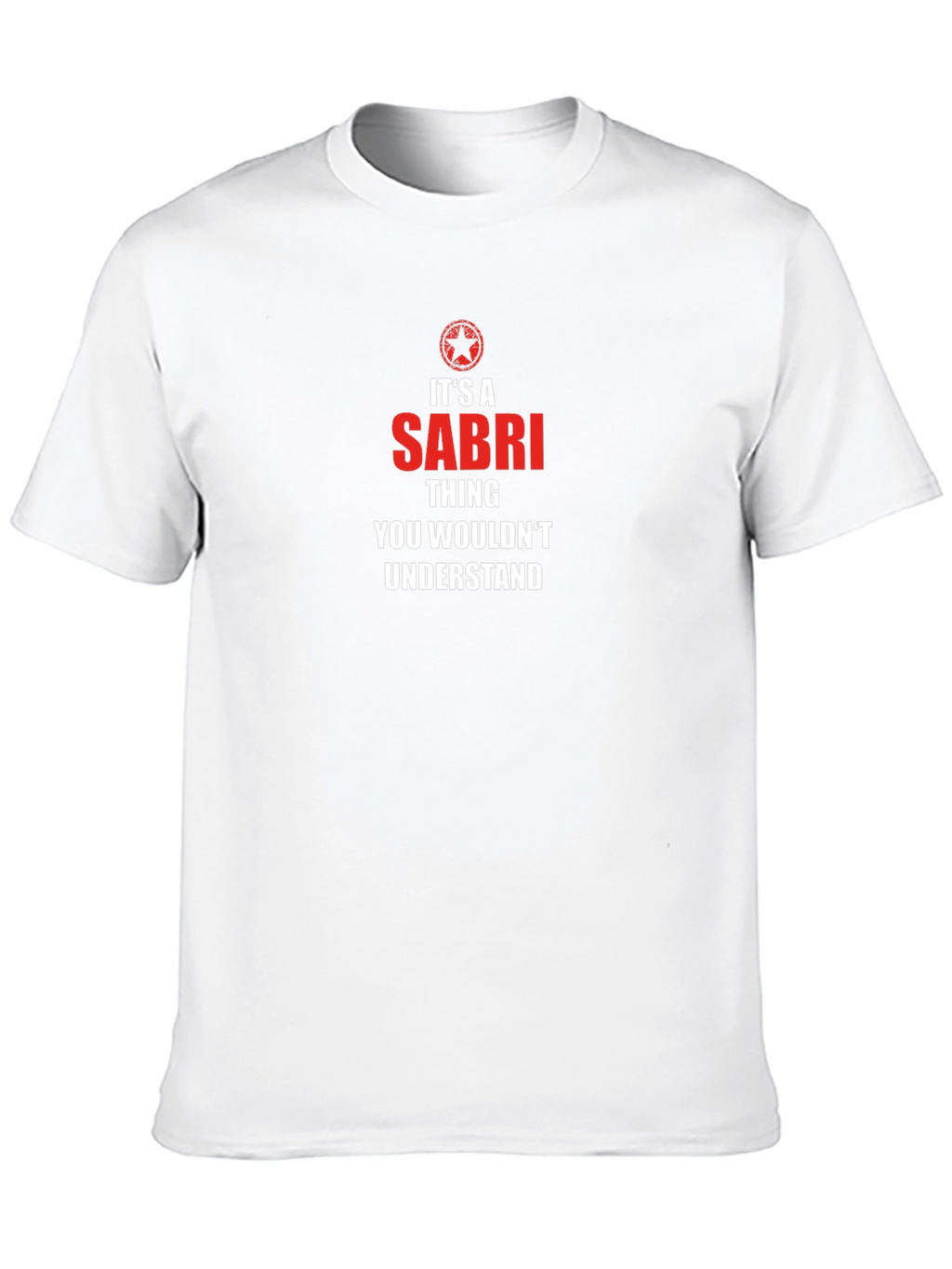 Its a Sabri Thing T-Shirt - Personalized Name Tee