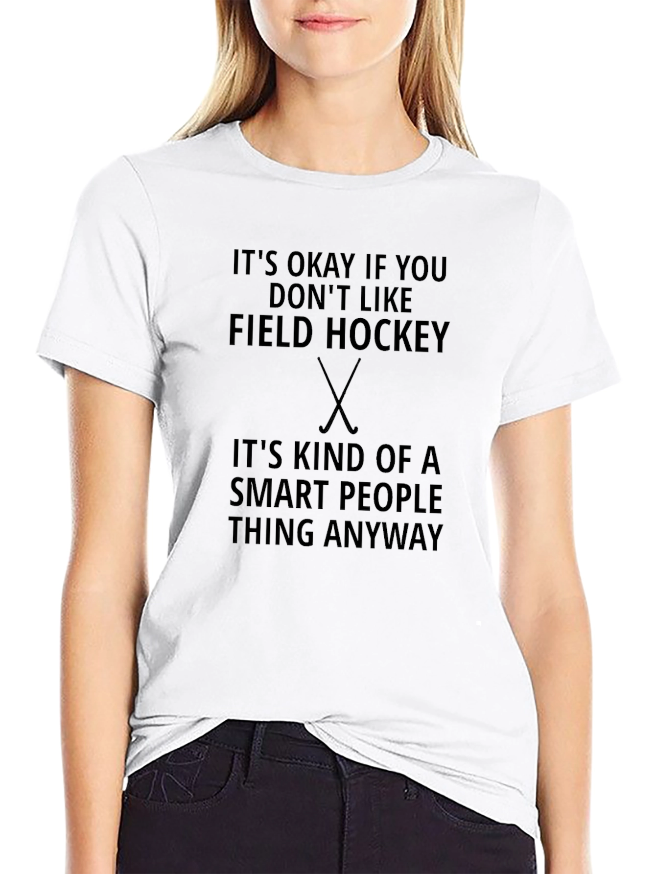 Funny Field Hockey Smart People T-Shirt