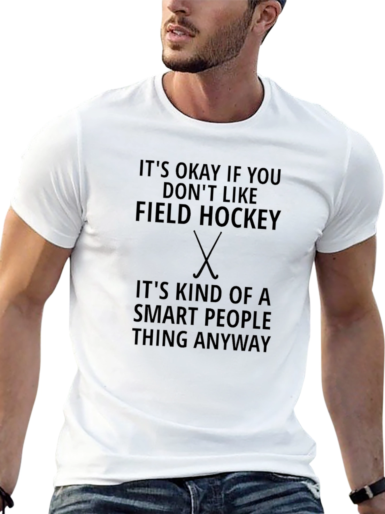 Funny Field Hockey Smart People T-Shirt