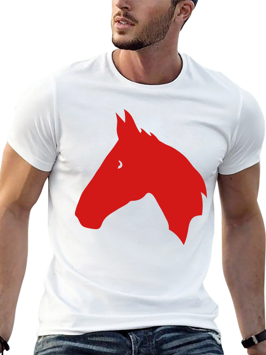 Bold Horse Graphic Tee - Modern Menswear