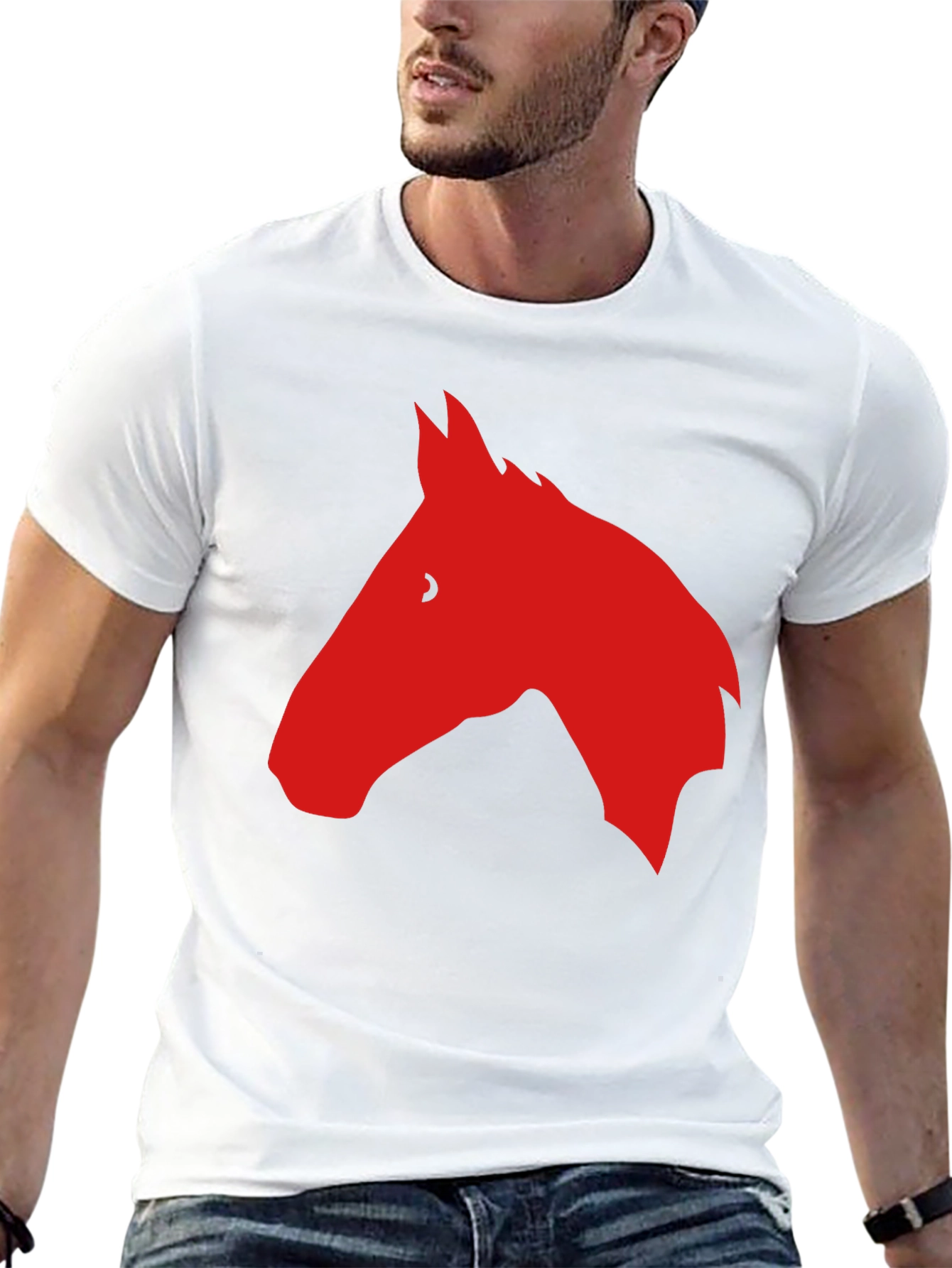 Bold Horse Graphic Tee - Modern Menswear