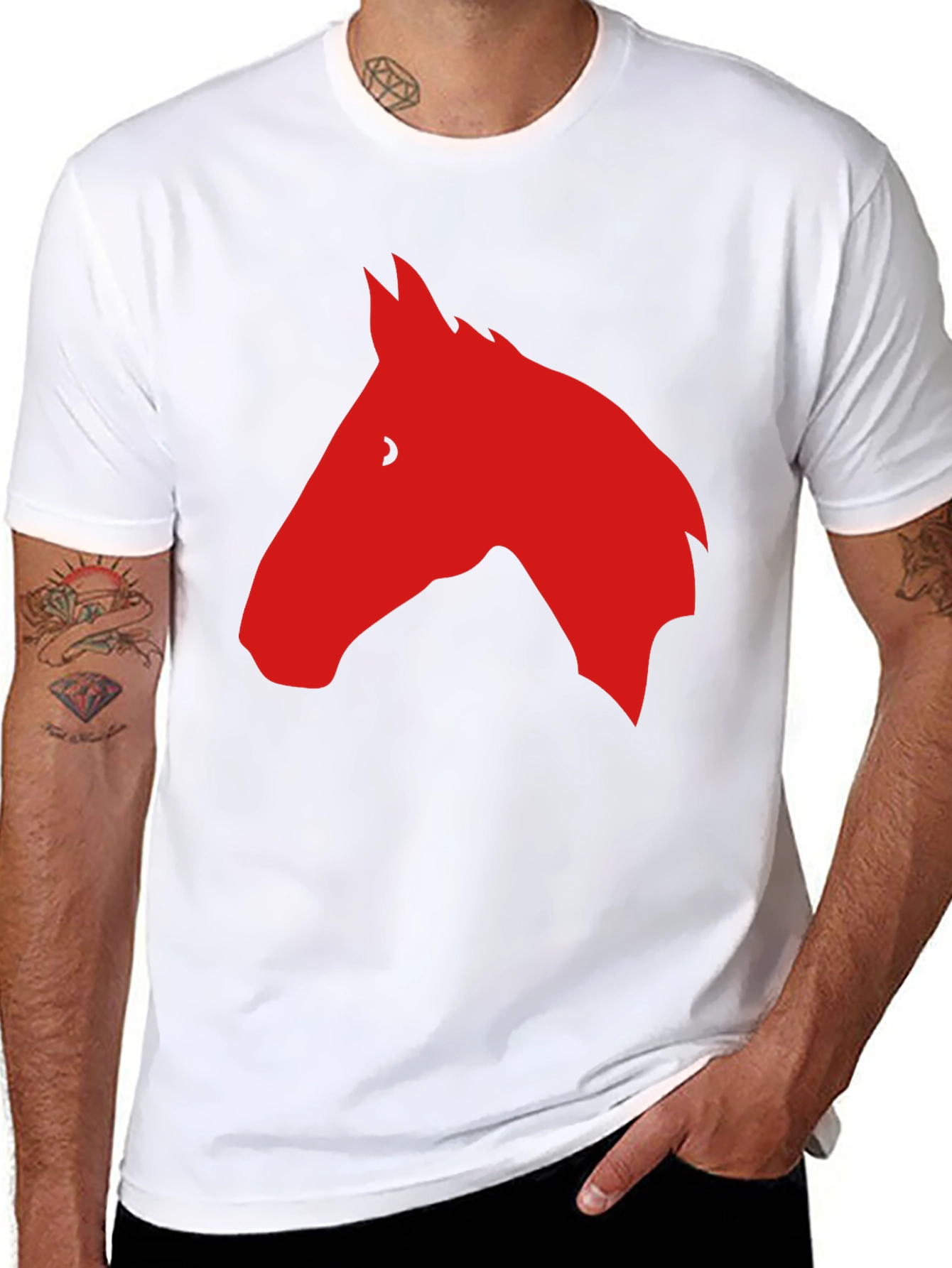 Bold Horse Graphic Tee - Modern Menswear
