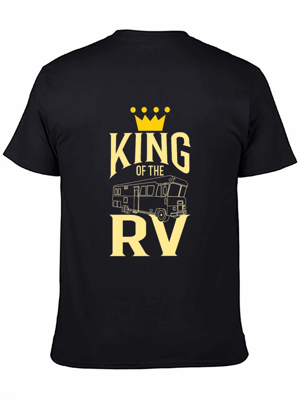 King of the RV Black Graphic T-Shirt