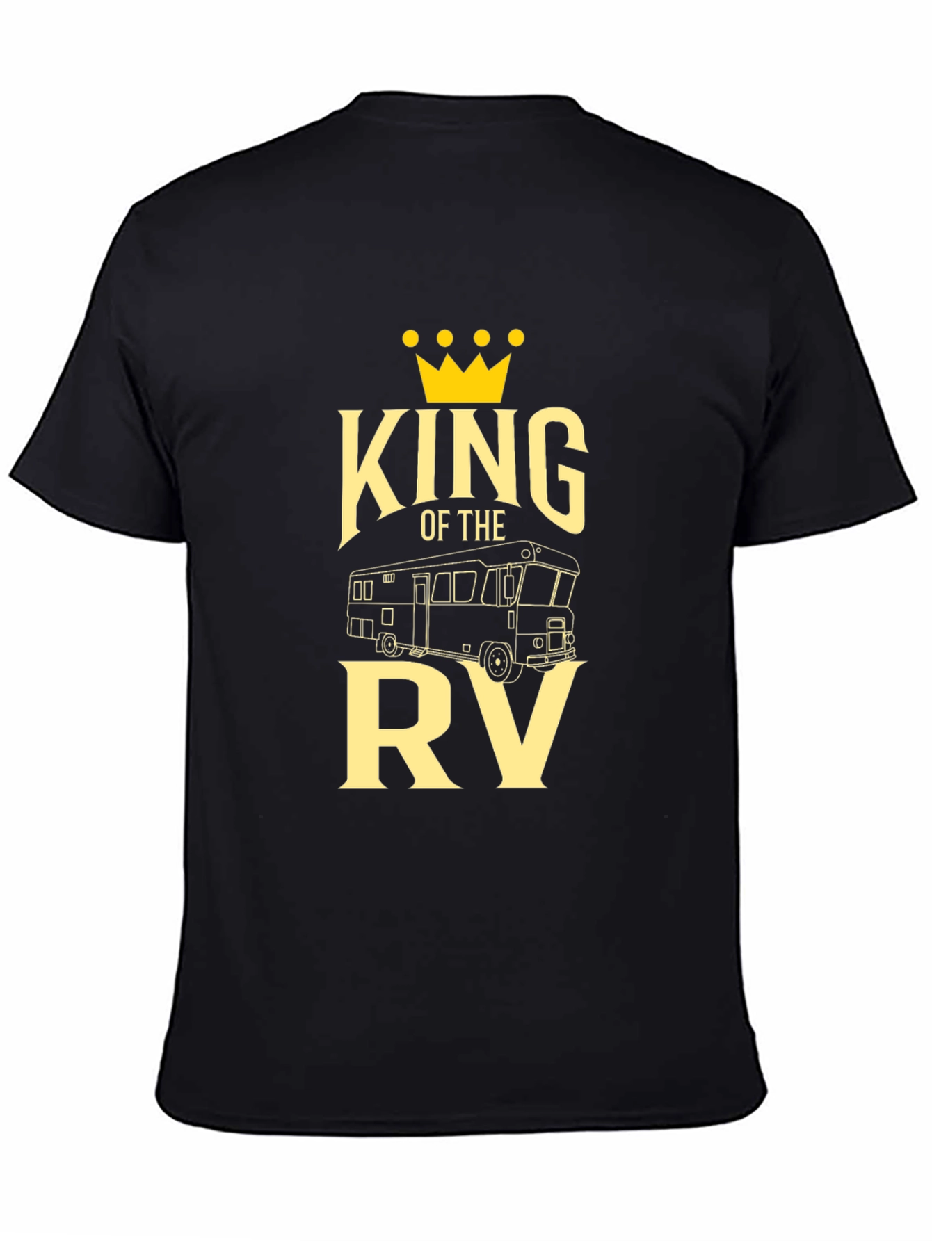 King of the RV Black Graphic T-Shirt