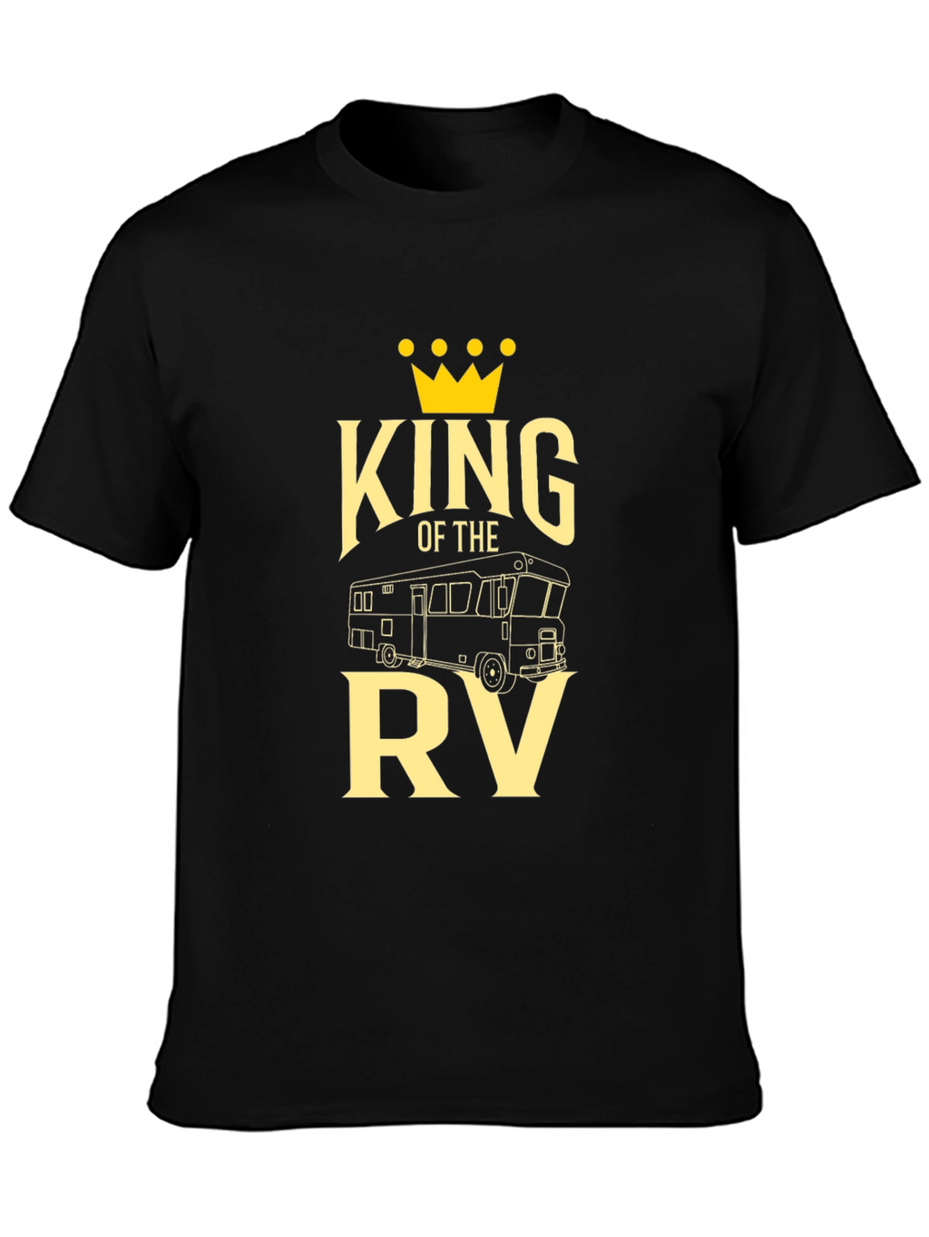 King of the RV Black Graphic T-Shirt