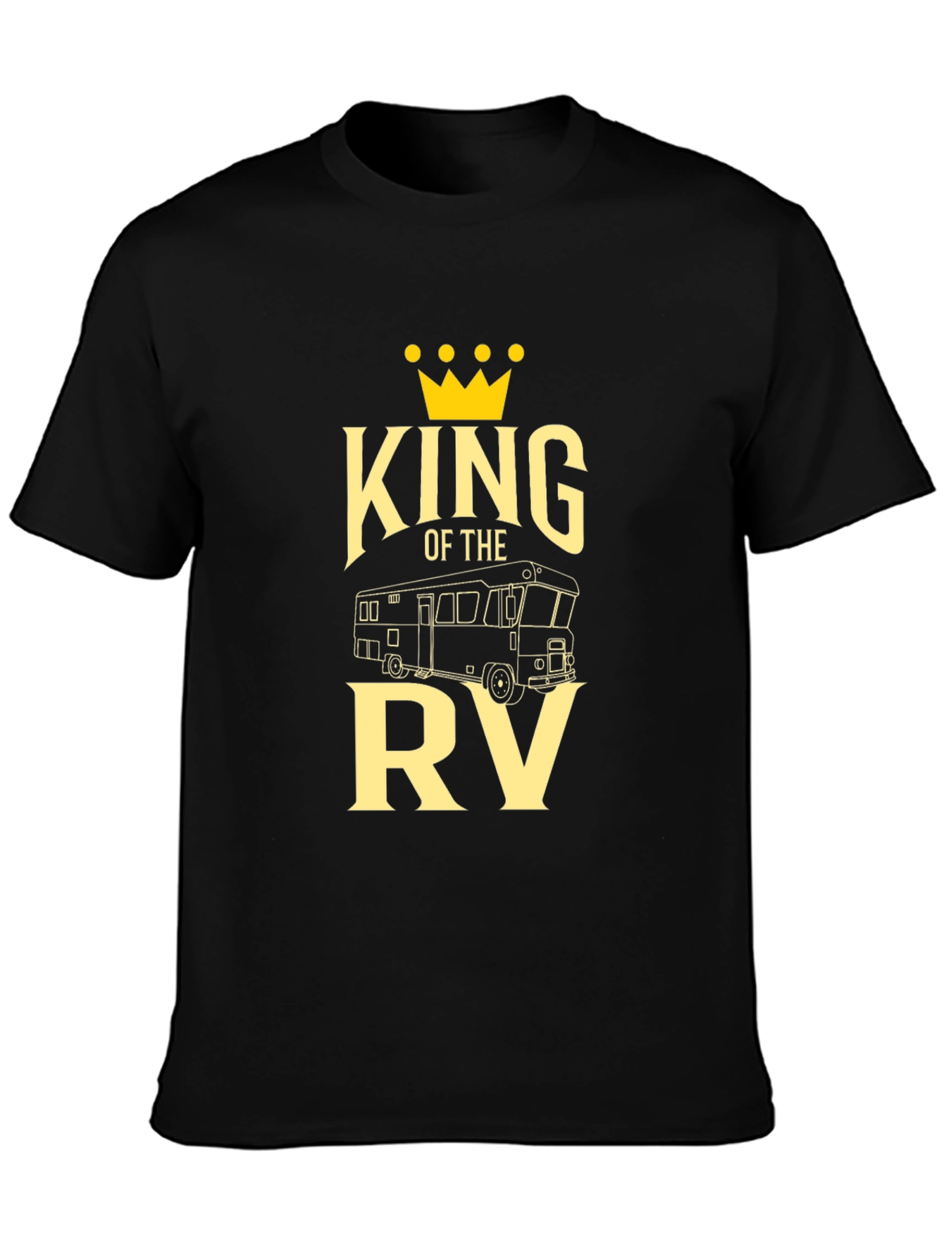 King of the RV Black Graphic T-Shirt