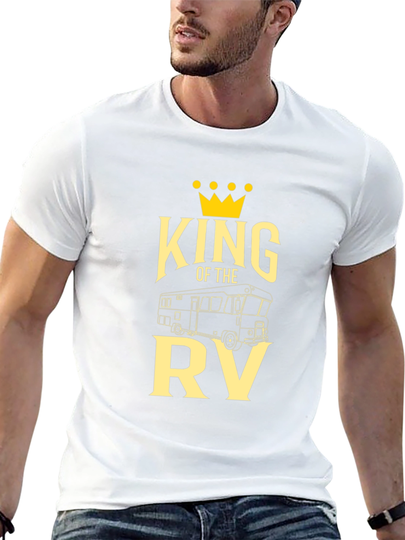 King of the RV Black Graphic T-Shirt