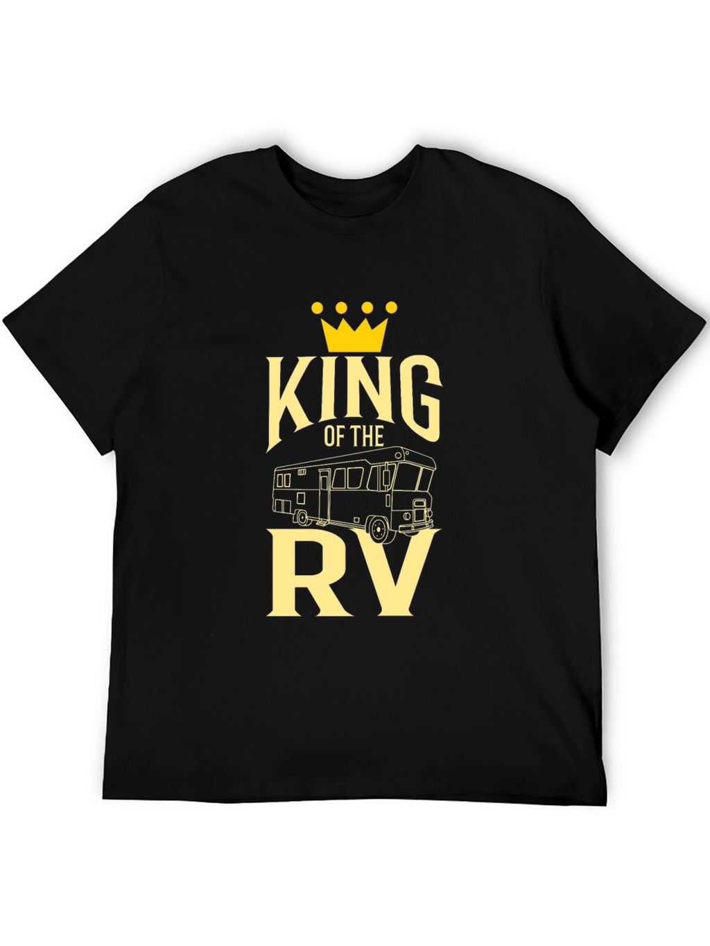 King of the RV Black Graphic T-Shirt
