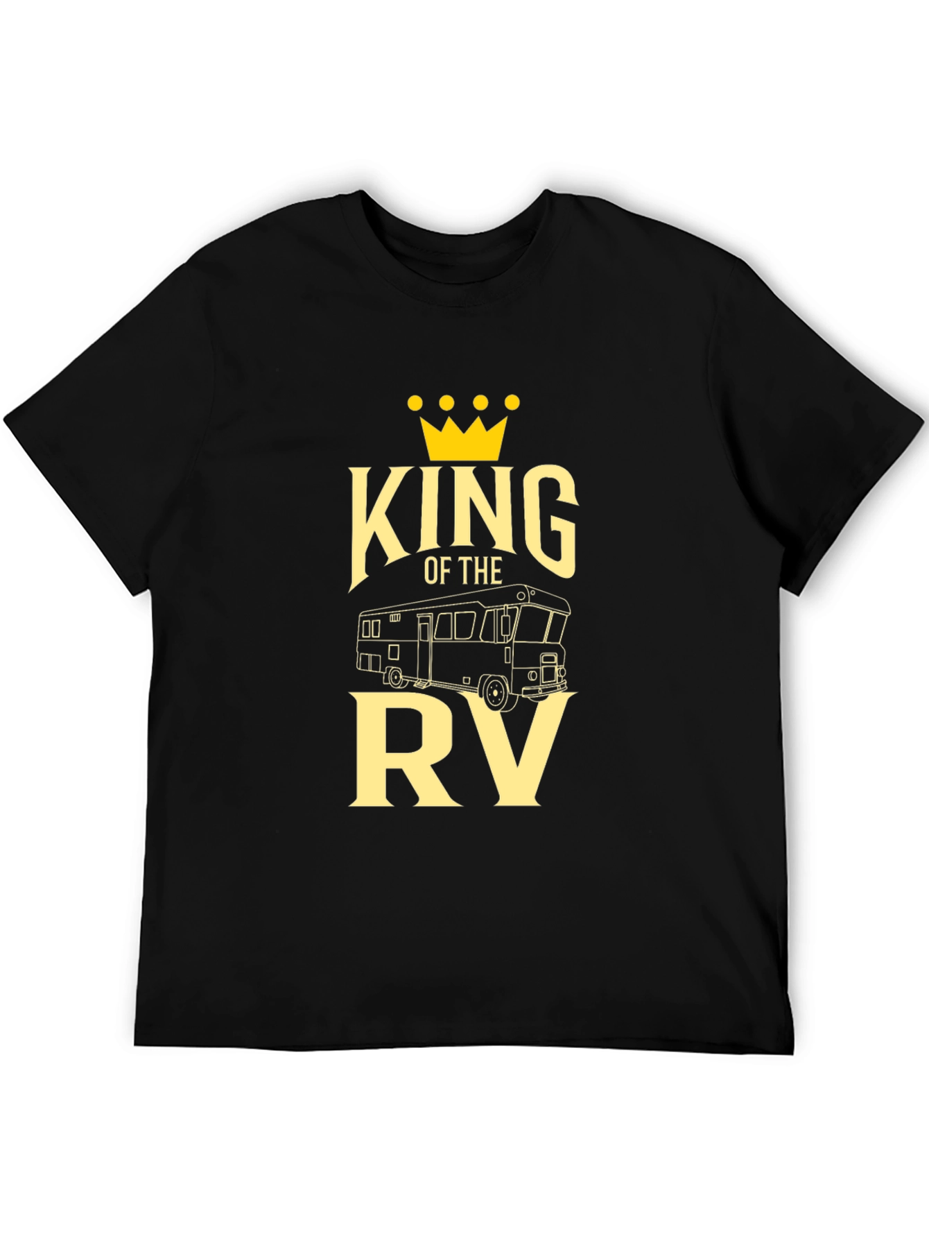 King of the RV Black Graphic T-Shirt