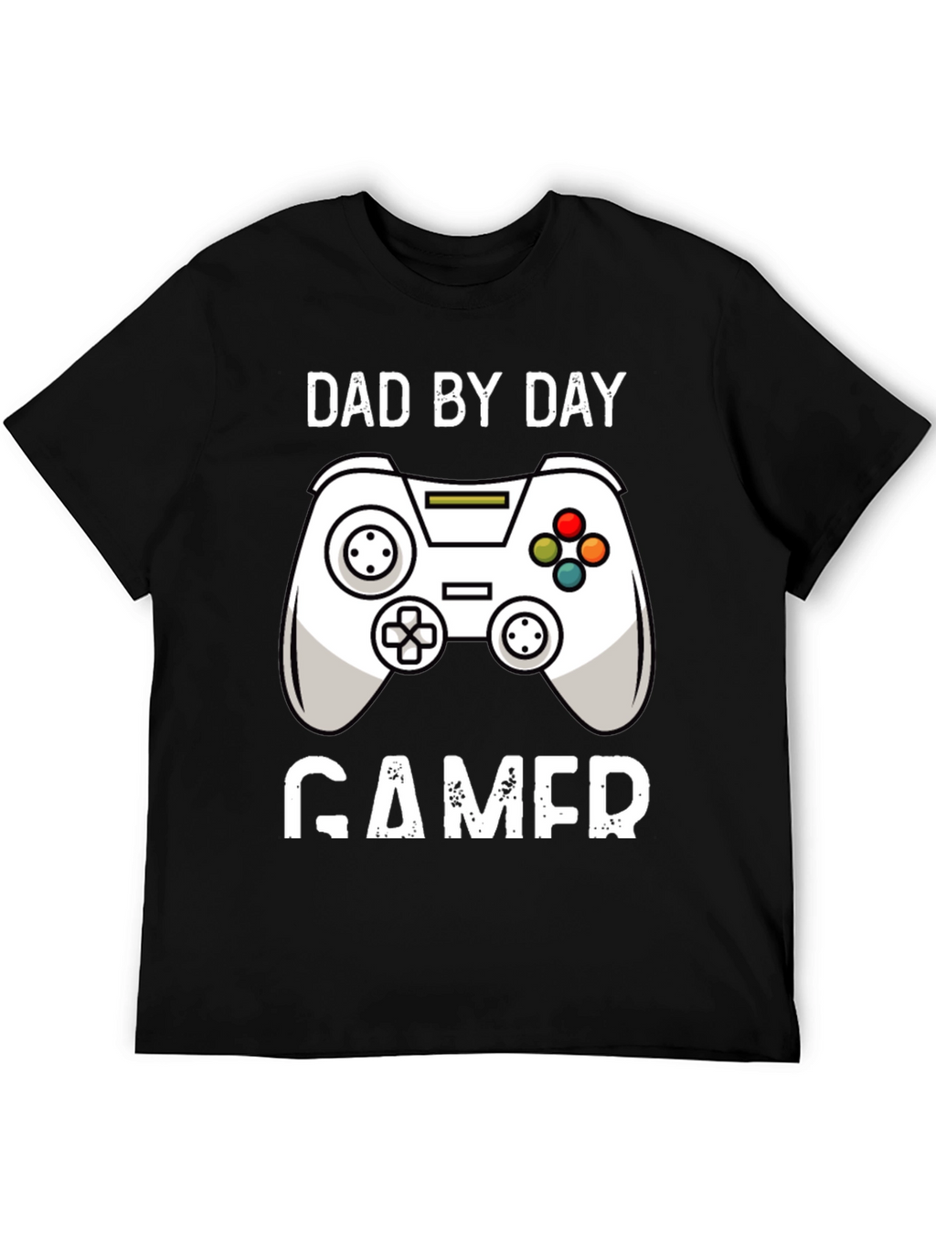 Dad By Day Gamer Black T-Shirt
