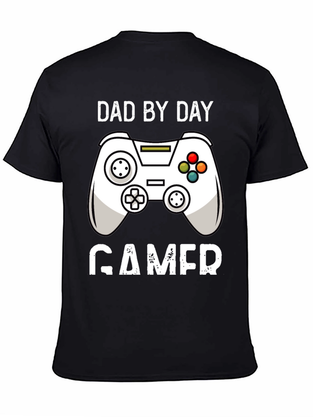 Dad By Day Gamer Black T-Shirt