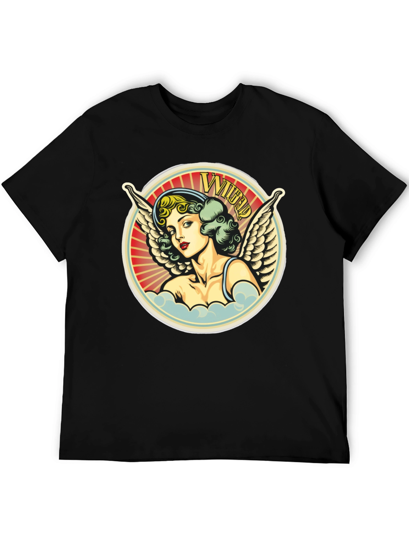 Angel Graphic Tee - Vintage Style Soft Cotton T-Shirt