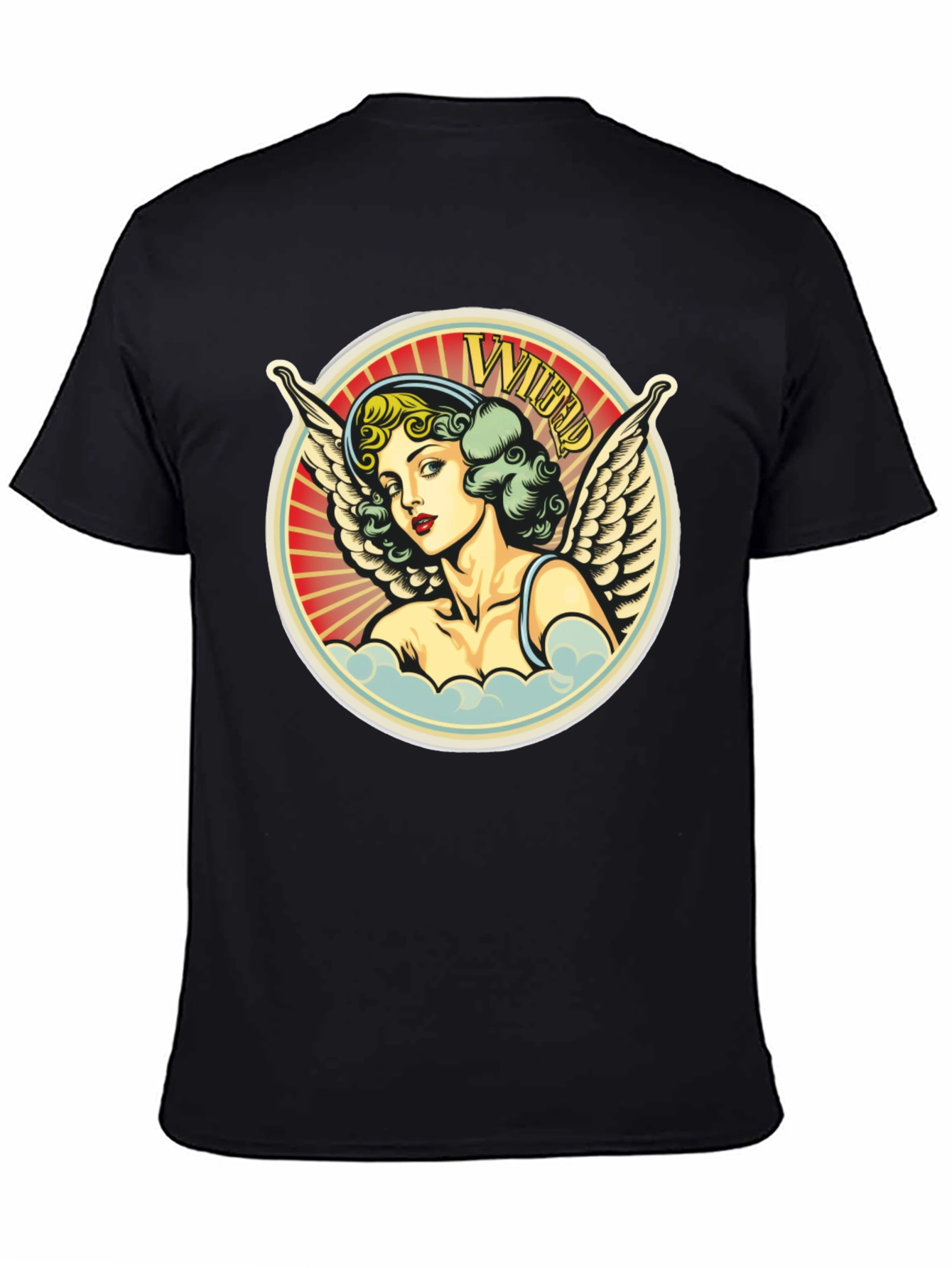 Angel Graphic Tee - Vintage Style Soft Cotton T-Shirt