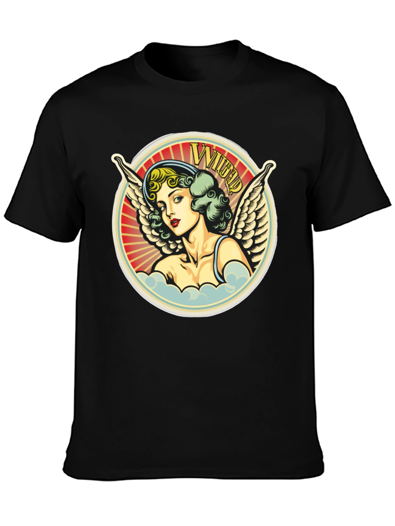 Angel Graphic Tee - Vintage Style Soft Cotton T-Shirt