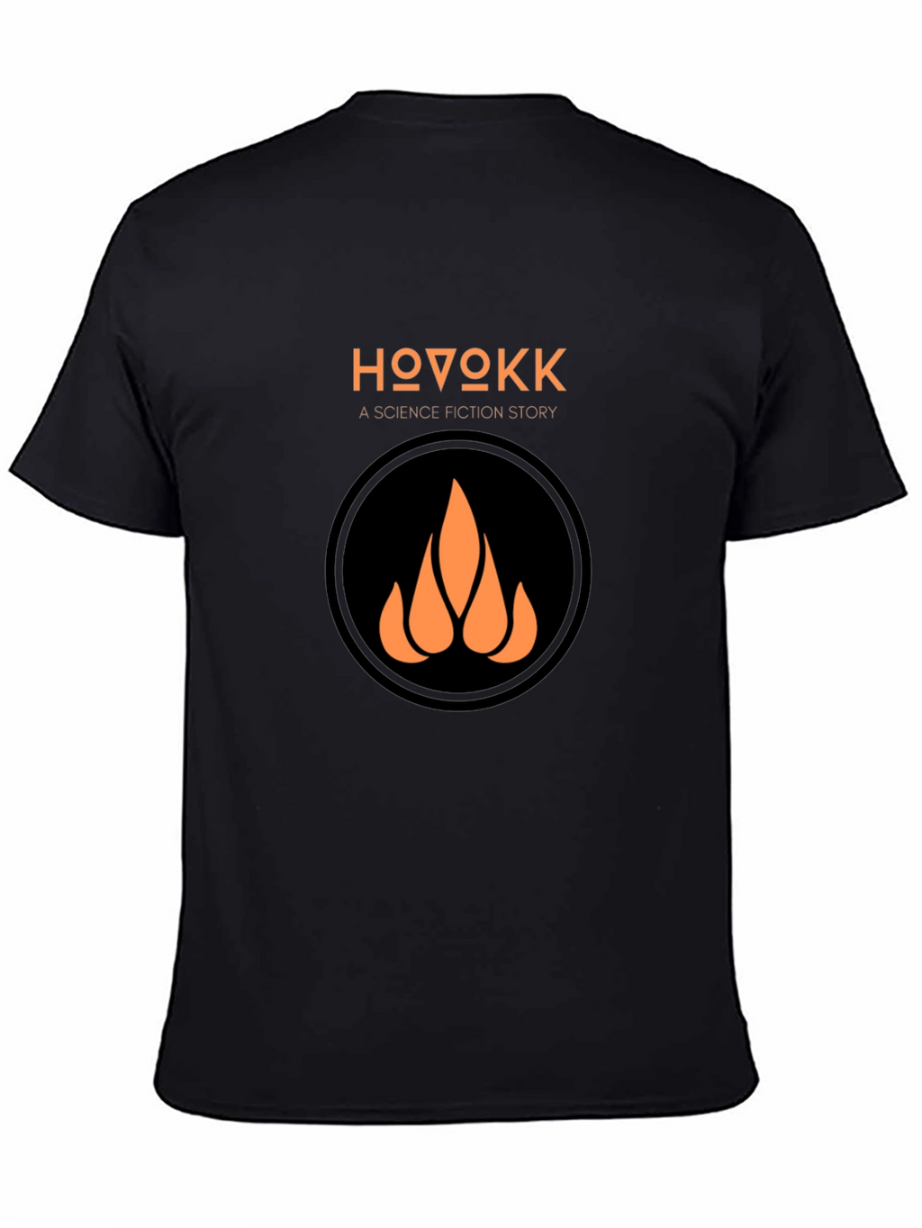HOVOKK Science Fiction Story Black T-Shirt