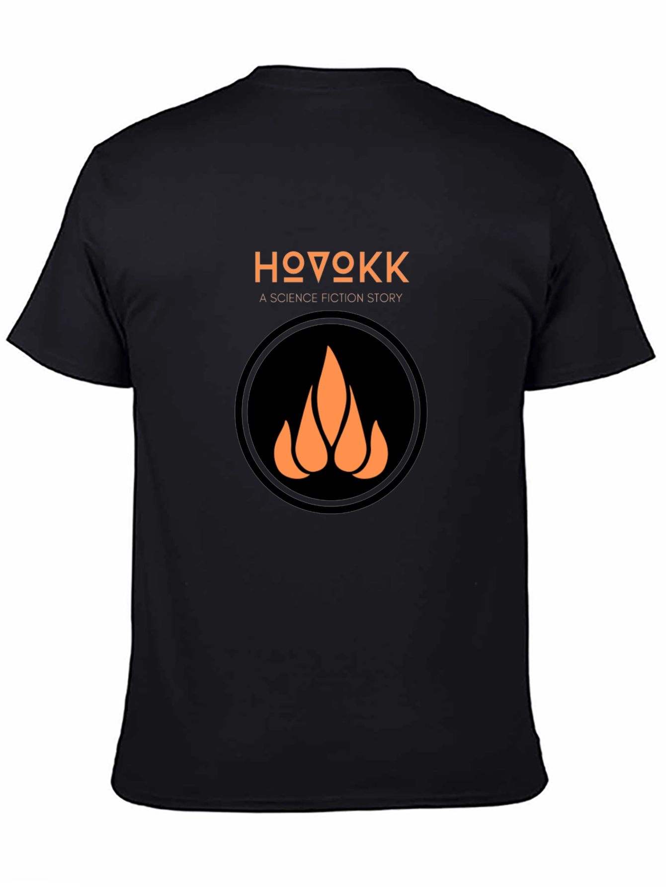 HOVOKK Science Fiction Story Black T-Shirt